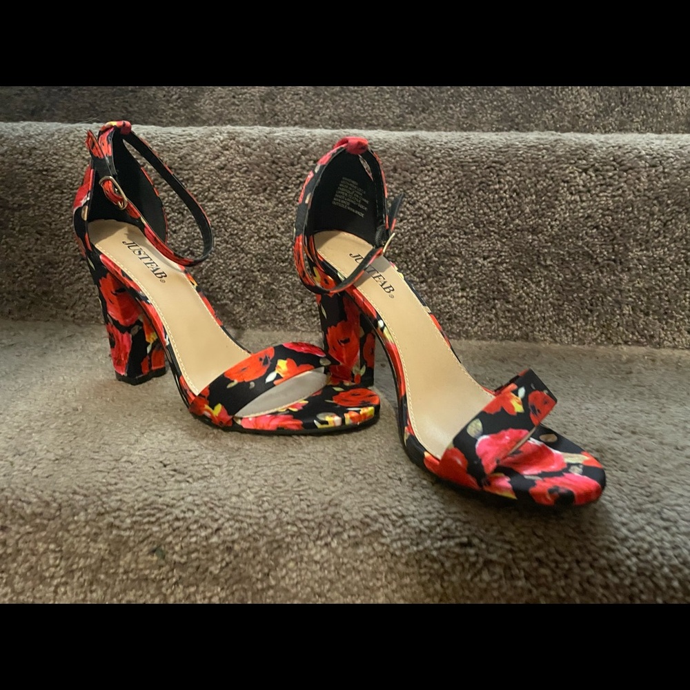 Floral heels